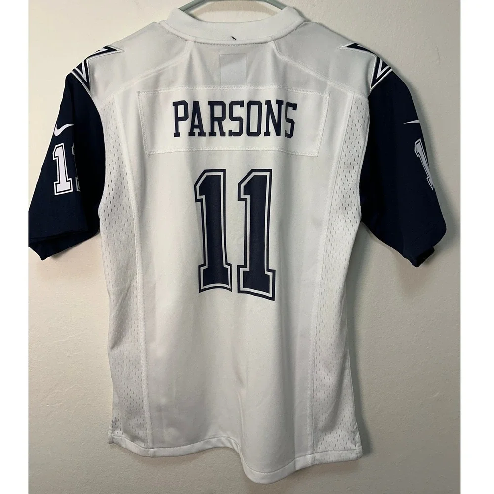 Nike NFL‎ Dallas Cowboys Micah Parsons 11 Youth Jersey White Navy L, NWT